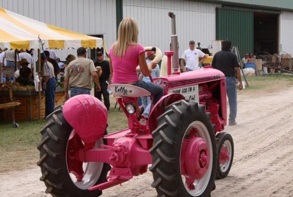 La tracteur de barbie - barbie tractor