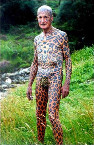 L homme leopard ! - leopard man
